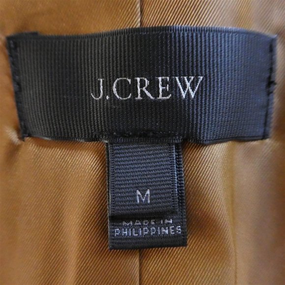 J Crew Vest Thick Plush Fleece Excursion Full Zipper Golden Hickory M 8 10 - Picture 7 of 8